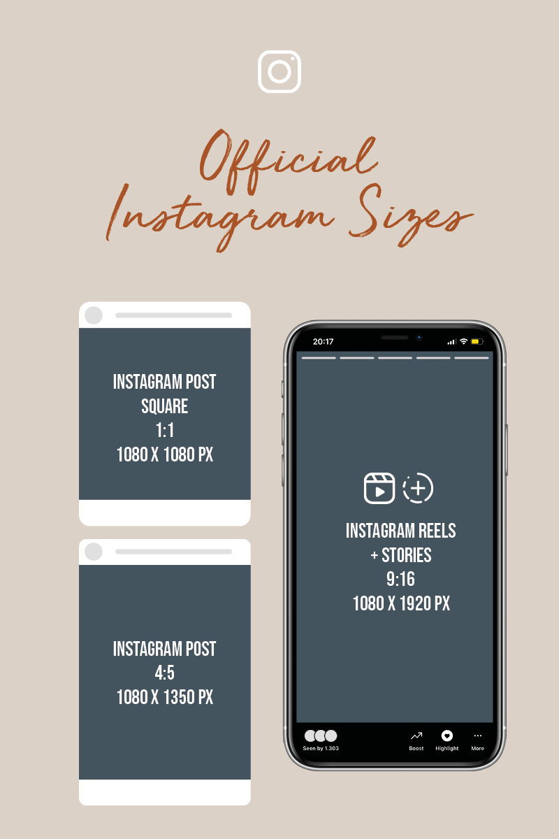 All Instagram Dimensions Reispackers Journey
